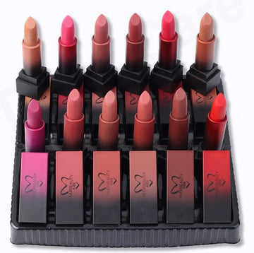 Pack Of 12 - Huda Beauty Lipsticks